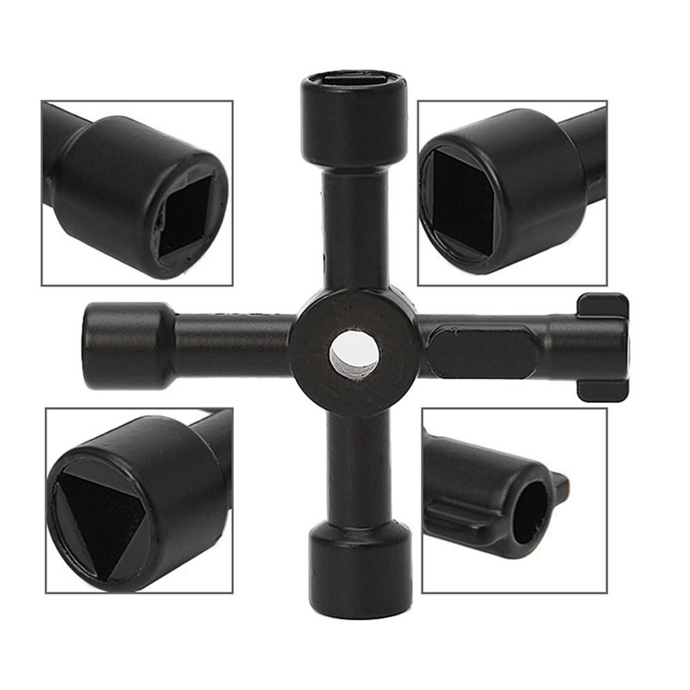 Internal Triangle Key Wrench 4 Ways Elevator Cabinet Wrenches New Cross Switch Alloy Spanner  Home