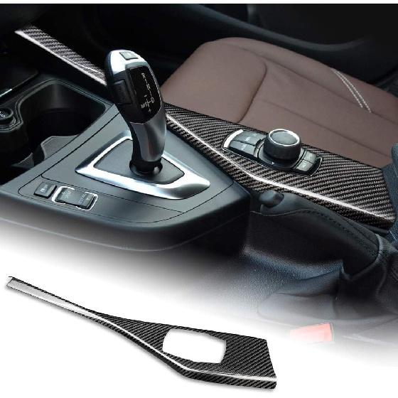 AIRSPEED Carbon Fiber Car Center Console Multimedia Button Panel Cover Gear Shift Panel Frame Cover Trim Sticker Kit for BMW F30 F31 F32 F34 F36 M3