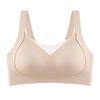 Sports seamless small breasts gather underwear women's no steel ring soft support pull up support anti-sagging jelly strip bra