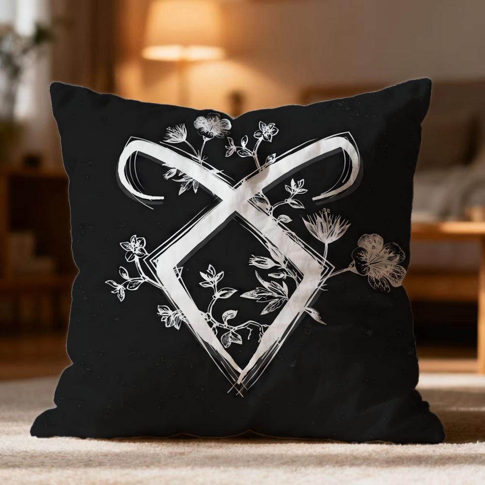 Hot S-SShadowhunters Cushion Cover Soft Washable Pillow Case Multi-Scene for Couch Bed Travel Office Use