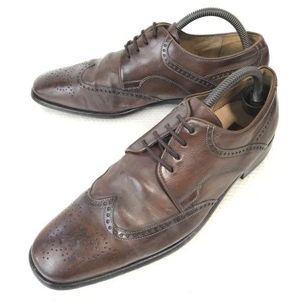 

Made in Germany Lloyd Wingtip Leather Dress Shoes Men’s 8F 26.5 Brown