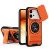 KEYSION Magnetic Phone Case for HONOR 600 600 Pro 5G Slide Camera Protection Upright Kickstand 360° Ring Shockproof Back Cover