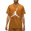 Jordan Jumpman Flight Comfortable Soft Knit Short Sleeve T-Shirt Men Tops Bronze White AO0665228