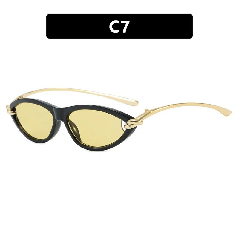 Simple Cat Eye Sunglasses New Style Street Fashion Personality Show off High-End Feelings Sunglasses for Men And Women