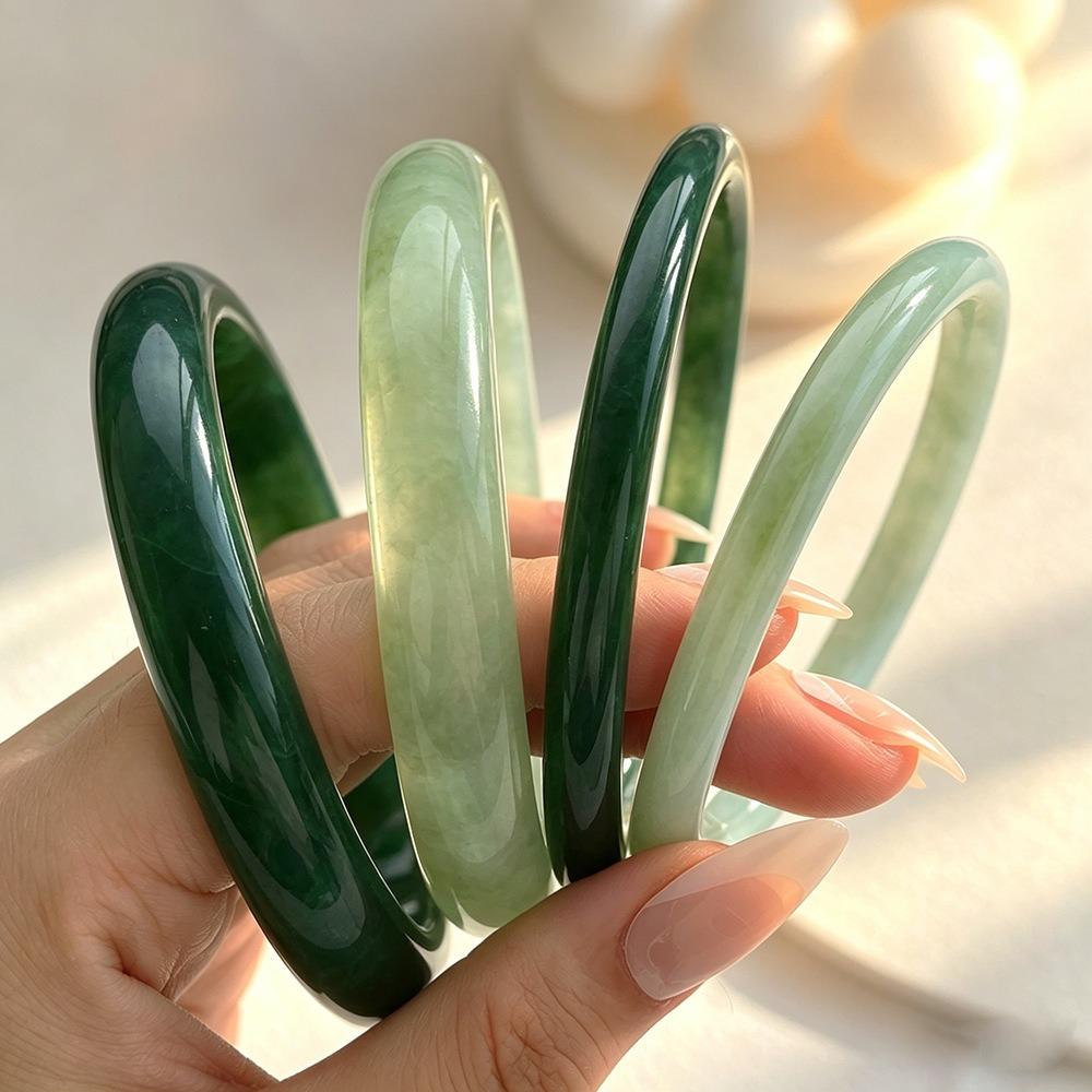 4 Stück/Set Harz Armreif Stapelbar Boho Armbänder Mode Geometrische Armbänder Damen