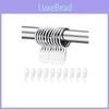 Curtain Drapery Metal Hanging Rings With Plastic Hooks For Curtains And Rods