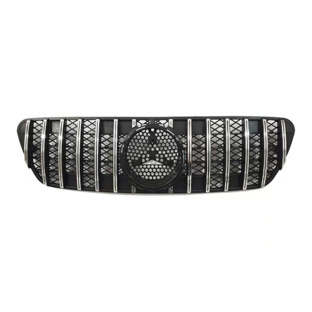 For Mercedes W163 ML320 ML350 ML270 ML400 ML430 1998-2004 Diamond GT Style Front Bumper Grille Plastic Mesh Racing Grill Cover