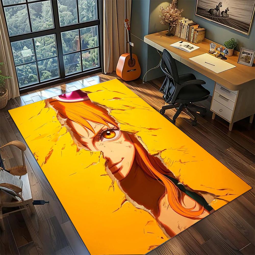 Luffy Washable Household Ornament Rug, Non Slip Large Area Carpet Floor Mat Gamer Bedroom.-TING