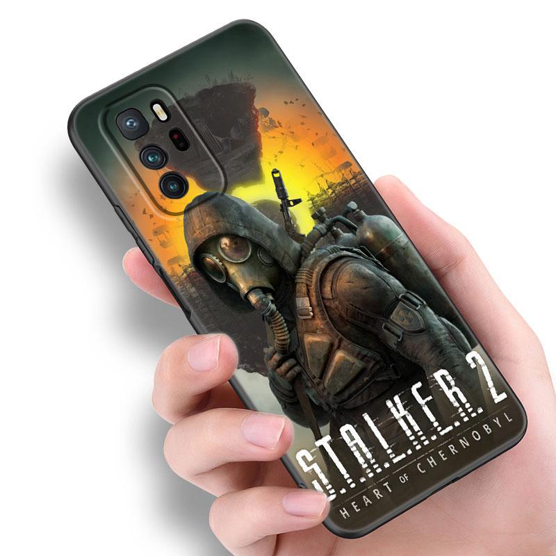 Silikonový kryt na telefon Game Stalker Clear Sky Black pro Xiaomi Redmi Note 10 11 11S 12 13 4G 8 9 11T Pro 5G Plus 8T 9S 10S 12S
