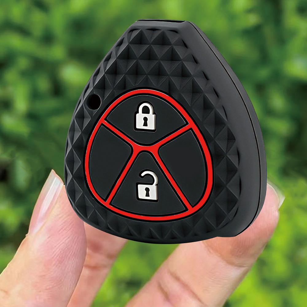 

2/4 buttons Key Holder Case for Toyota Yaris/Vitz Auris Mk I 2007 Corolla Verso Hilux 7 RAV4 Porte Camry Car Key Cover Keychain