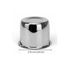 Trailer Hub Dust Cap Anti Wheel Cover with Flange Low-Profile Hubcap for