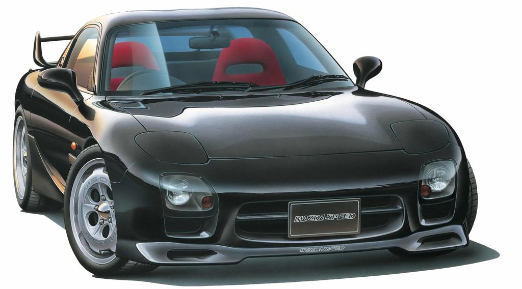 Inch Up Series FD3S Mazdaspeed GT W Plastic Model 1/24 No.331 RX-7 A-spec (with Wing)