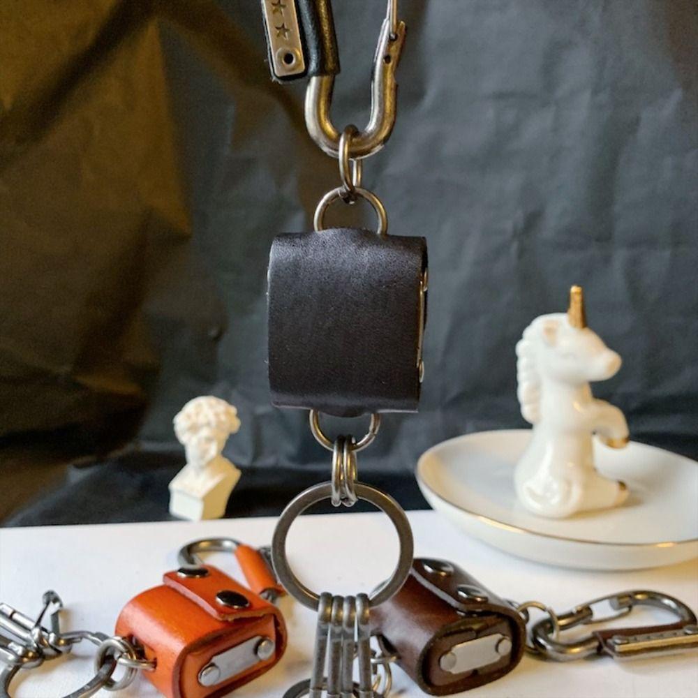 Backpack Hanging Dice Key Chain Zinc Zinc Alloy Cool Cowhide Key Chain Dice Model Keychain  Female Lady Girl