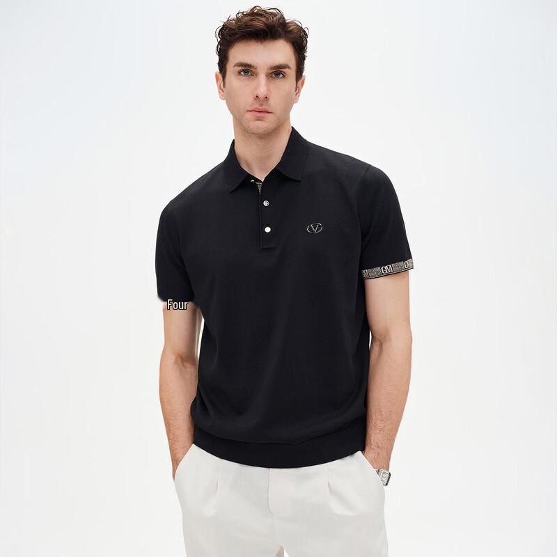 GIOVANNI VALENTINO Men s Summer Cool-Feel Polo Shirt XL