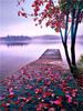 Diamond Painting Lavender Scenery Home Decor Mosaic Embroidery Sunset Landscape Rhinestone Pictures Diamond Art