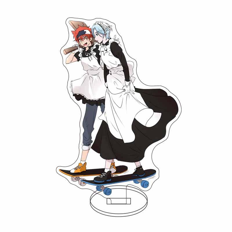 Anime Sk8 The Acrylic Stand Model Figure Cosplay Plate Holder Topper Fans Christmas Desk Decor Plate Gift