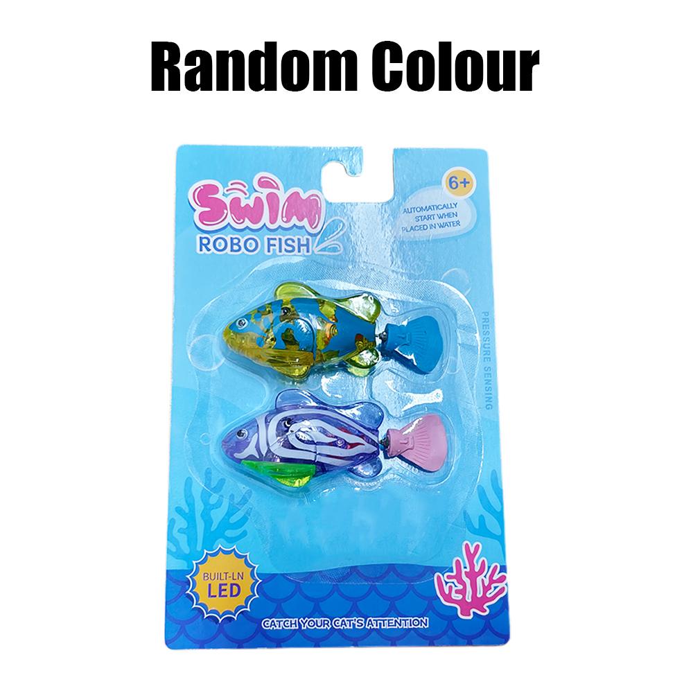 Nouveau Jouet pour Chat LED Interactif Robot Nageur Jouets Électroniques Poisson Mignon Style Lumineux Simulation Poisson Électrique Jouet Produits pour Animaux de Compagnie