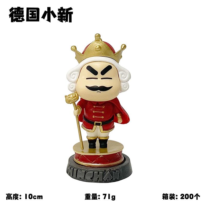 Crayon Shin-chan Anime Figure Cos Buddha Action Figure PVC Statue Model Toys Doll Collection Children Friends Great Gift