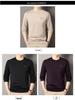 Men's Autumn/Winter Crew Neck Silk Fleece Sweatshirt