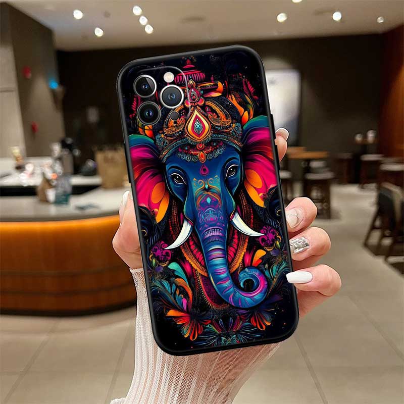 RE5 Animal Elephant New High-End Shell Phone Case for OPPO A3 Pro A72 A74 A76 A77 A77S A78 A79 A94 A95 A18 A40M A58