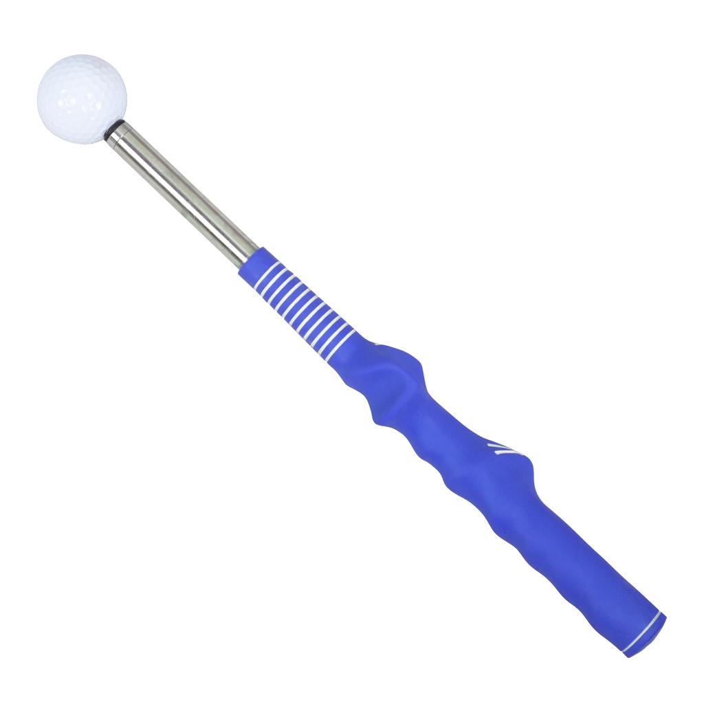 Golf Swing Trainer Rhythm Click Sound Telescopic Warm Up Correcting Gesturer Training Aid for Tempo Grip Strength Practice Stick