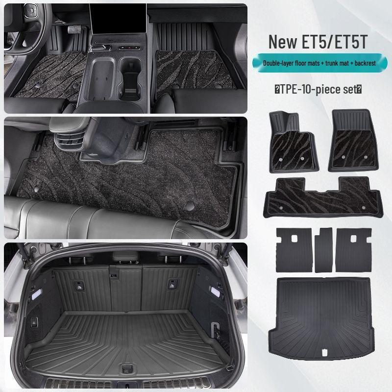 2024 NIO ET5/ET5T TPE Floor Mats: Custom Fit, Fully Enclosed Auto Interior Accessory