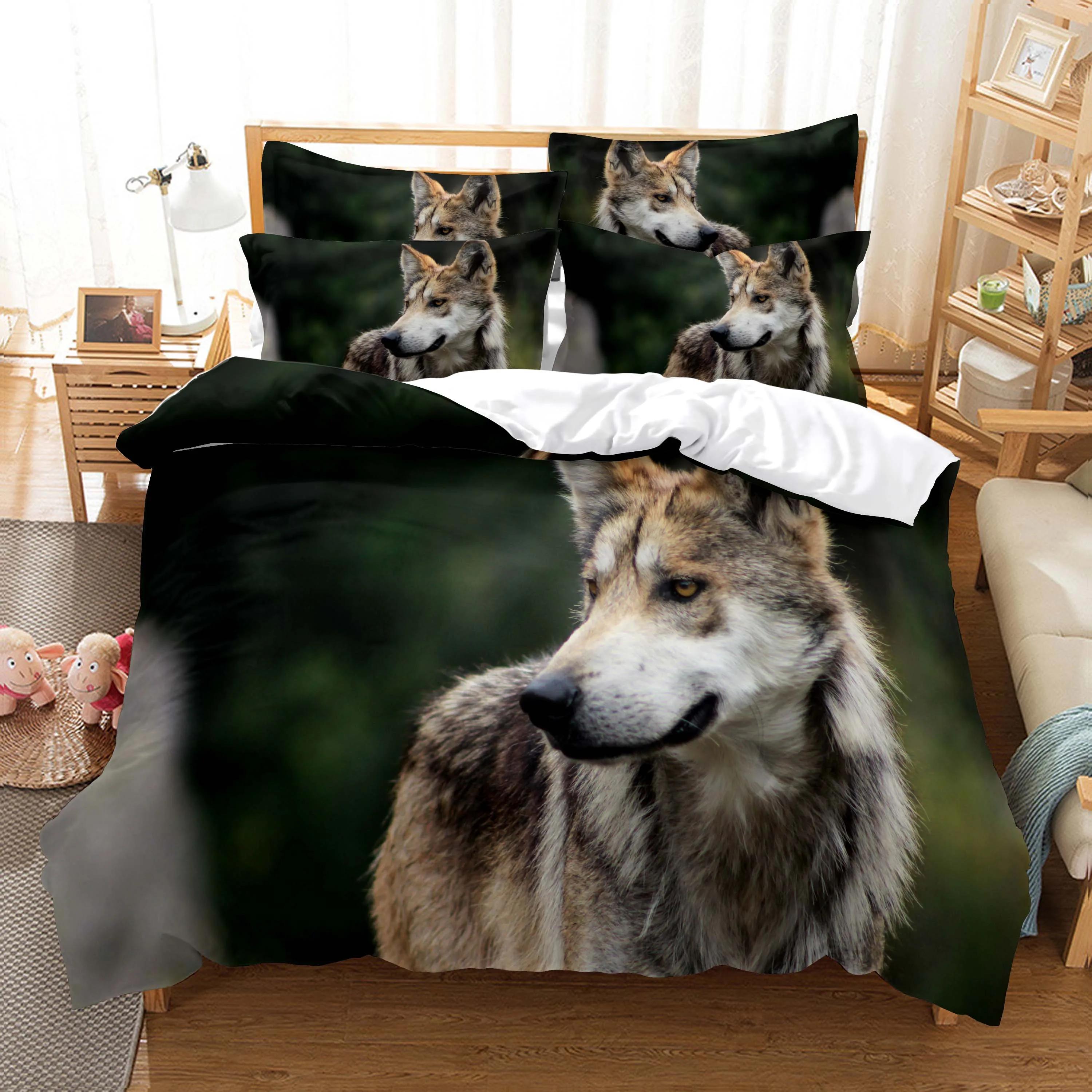 

Принт Тигр/Котенок/Лиса/Пододеяльник Комплекты постельного белья Квин Пододеяльник Роскошный комплект Постельное белье Покрывало Наволочка Ropa De Cama EU single(135x200cm)