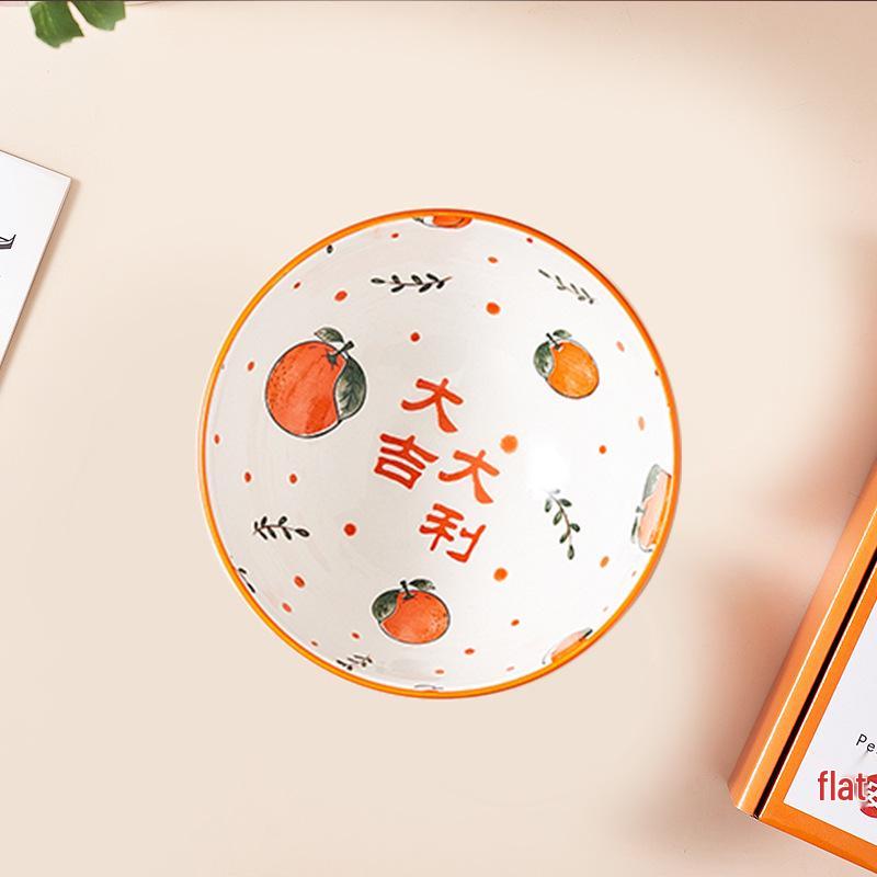 Prosperity Ceramic Bowl & Chopsticks Gift Set - Perfect for Events & Business Souvenirs