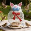 Bird Feeder Metal Cat Squirrel Proof Feeding Station Hangable Bird Feeder for Finch Garden Backyard Balcony Porch Patio Yard