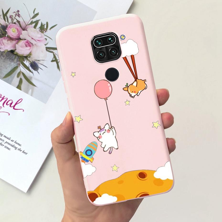 For Xiaomi Redmi Note 9 9s 9 Pro Max Cute Animals Cartoon Phone Case For Redmi Note9 9s 9Pro Candy Color Soft Silicon Back Cover