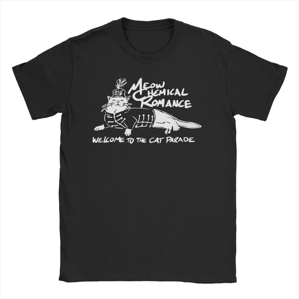 My Chemical RoUnisexce  MCR Band graphic Vintage Unisexs TShirt Unisex ONeck 100Cotton Short Sleeve Oversized Y2k Popular New Tee