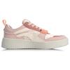 Li Ning Wave SUPERWAVE Lite Comfortable Slip Resistant Abrasion Resistant Low top Skateboard Shoes Women's Pink AGCQ082-3