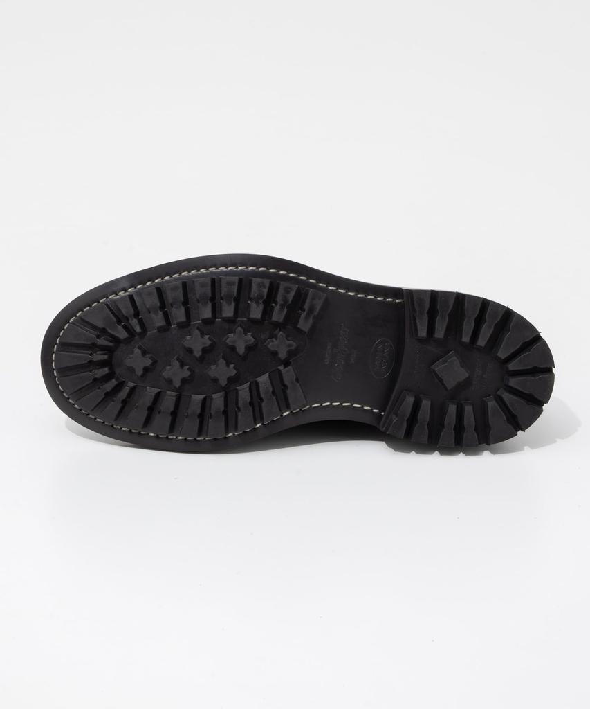 6896 MATLOCK BLACK SCOTCH GRAIN COMMANDO SOLE 6 FIT Business Shoes Tricker's Men's [Used]