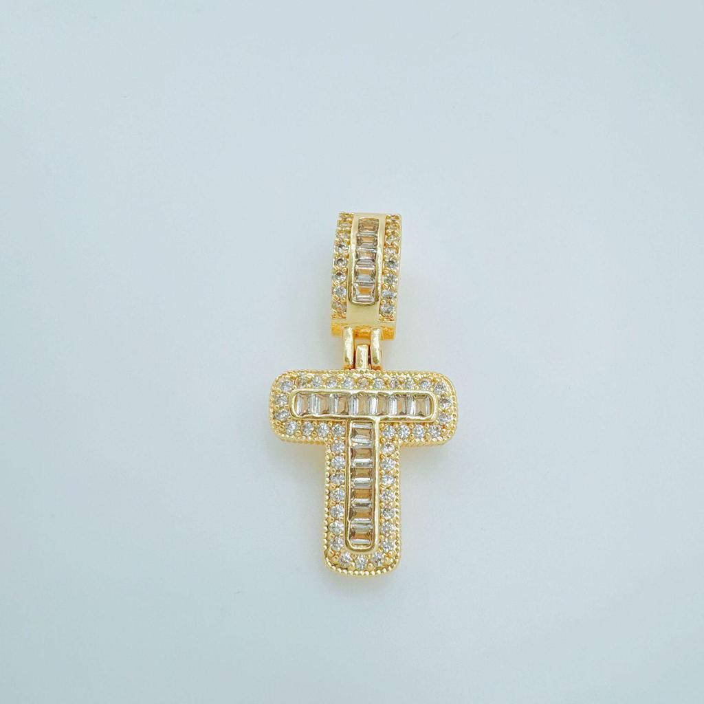 European Rock Candy Necklace: 26-Letter Pendant, Hip Hop Fashion Jewelry Accessories