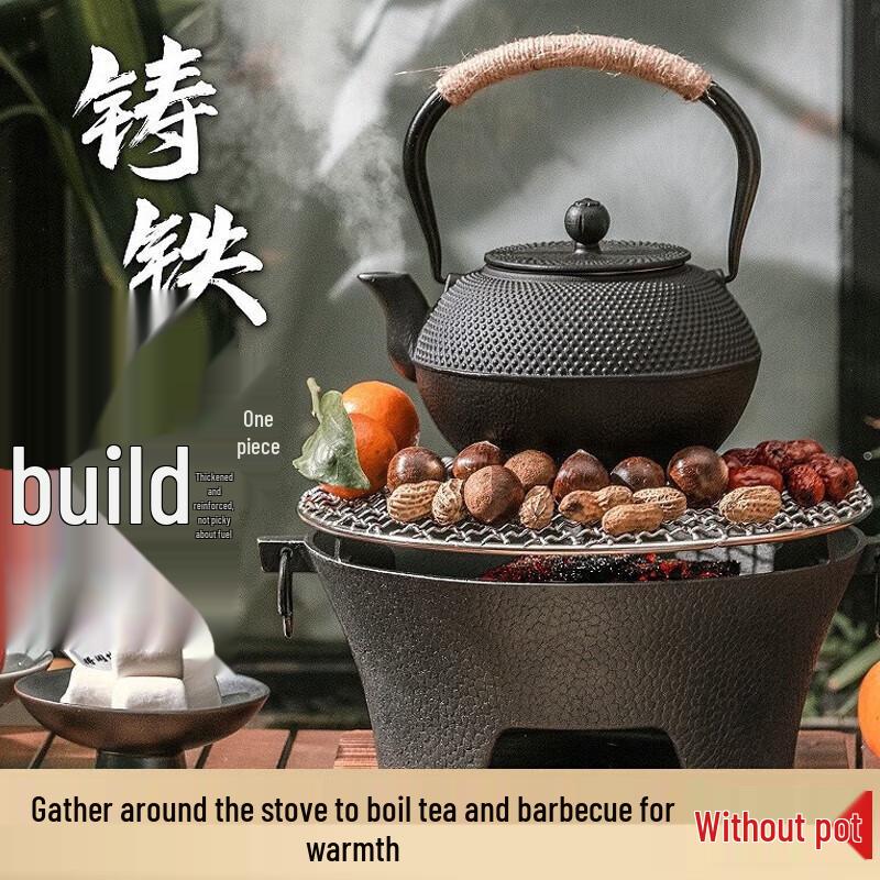 FeiTuLe Classic Cast Iron Hearth Tea Brewing Set