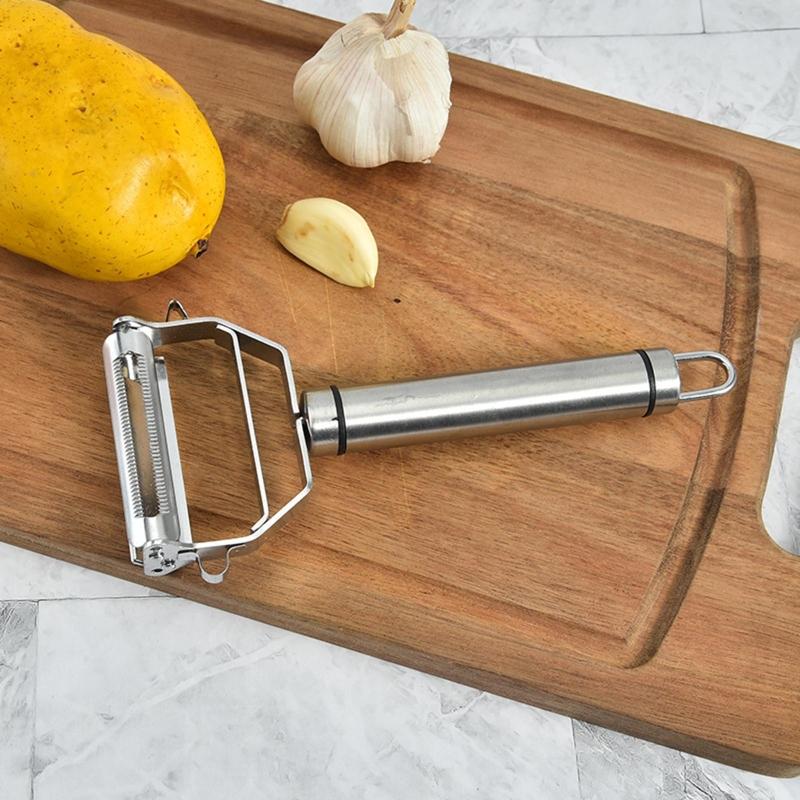 Stainless Steel Peeler Fruit Vegetable Melon Potato Carrot Cucumber Multifunction Grater Peeler Slice Home Kitchen Tool