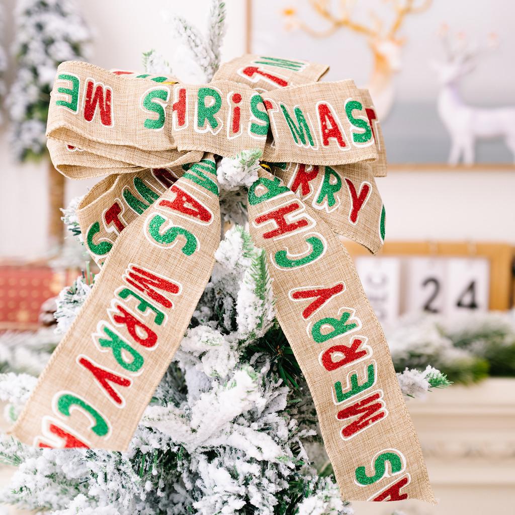 Decorative Christmas Whimsical Bows In Bright Fabrics For Joyful Decor Seasonal