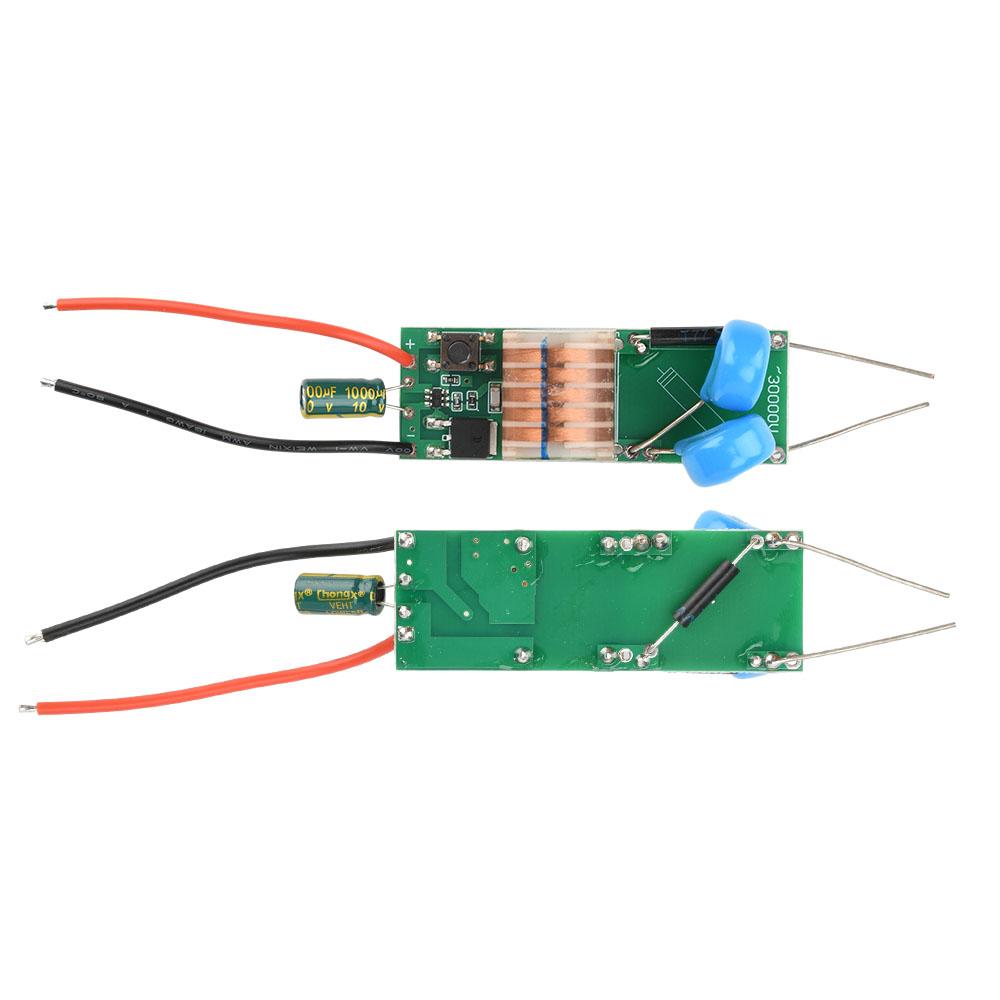 

DC 3.3V-5V to DC 15-30KV Arc Igniter High Voltage Module No-load High Power High Voltage Booster Module High Voltage Coil зелений