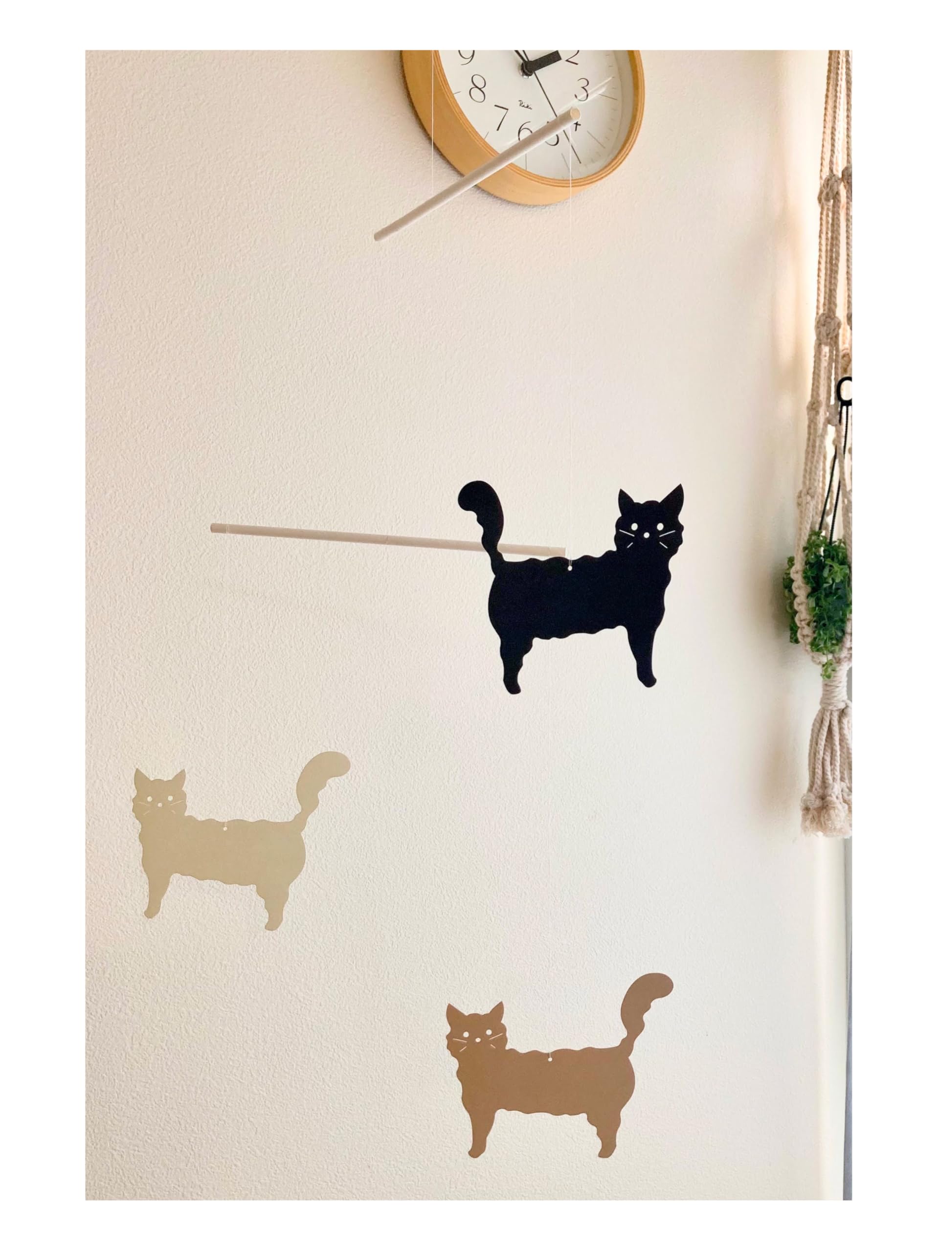 

Мобиль для взрослых Интерьер Ш40см х В50см Мобильный бренд Рожден в Японии Кот