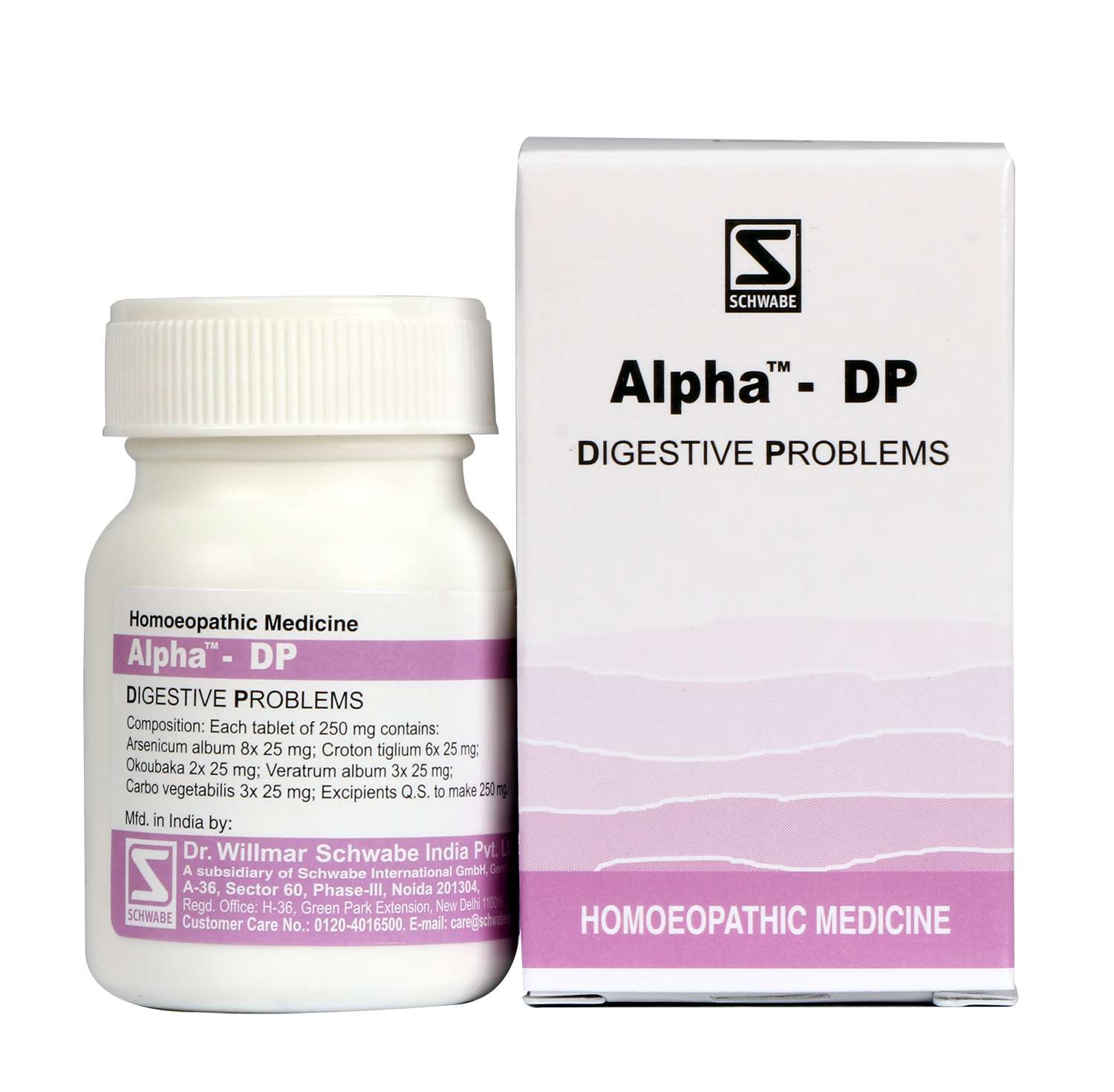 

Dr. Willmar Schwabe Alpha-DP Digestive Problems Tablets, 20g