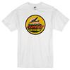 CLIPPER BRAND MOTOR OIL GASOLINE STATION RETRO AIRPLANE LOGO WHITE T-shirt