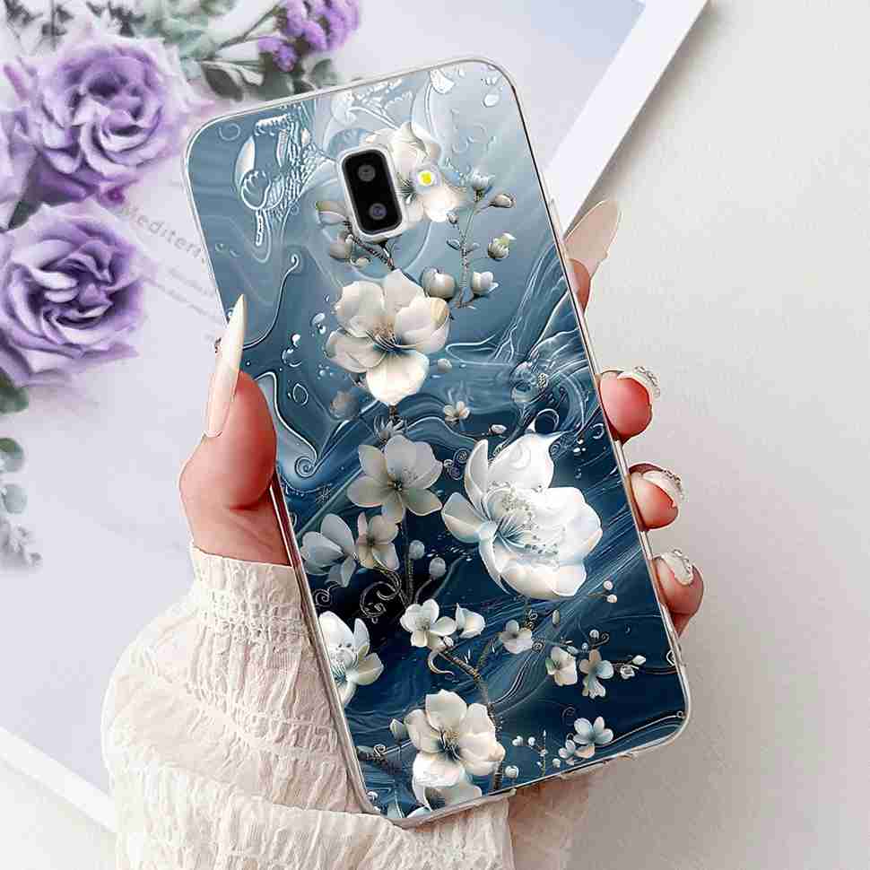 For Samsung Galaxy J6 Plus Case J610F J610G Popular Painted Phone Cover Soft Silicone Cases For Samsung J6 Plus GalaxyJ6+ Coque