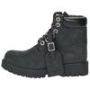 Timberland X LOUIS VUITTON Rindsleder Knöchelhohe Kampfstiefel Unisex Schwarz 1AD7YP