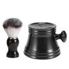 Shaving Soap Bowl Beard Care Soft Barber Cleaning Brush Nylon Mostache Shaving Tool Set
