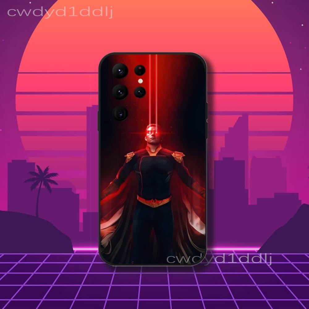 The H-Homelander Phone Case For Samsung S10,S21,FE,S21 ,S26,S25,S24,S23,Ultra,S9,S22,Plus Black Shell Cover