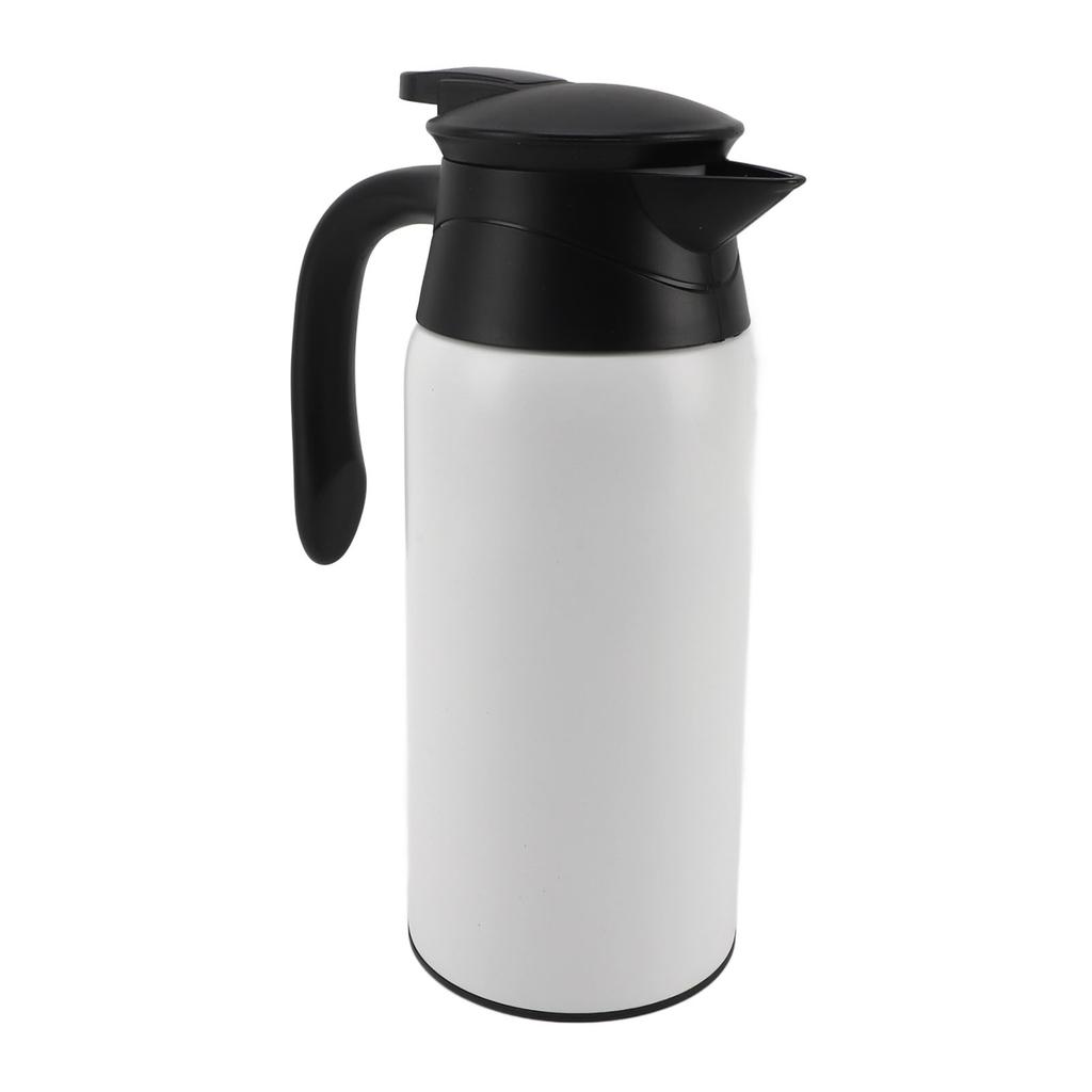 Electric Car Kettle 800ml Capacity Fast Heating Auto Shutoff Stainless Steel 12V 24V Electric Travel Mug for Cars Trucks