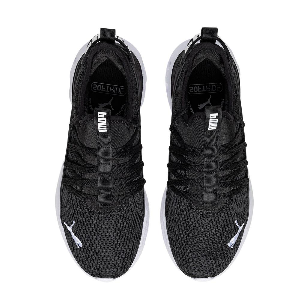 PUMA Softride Slip Resistant Low top Casual Running Shoes Unisex Black 310155-01