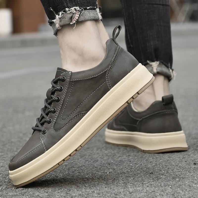 

Модные брендовые туфли для скейтбординга от иностранных производителей, корейские модные маленькие черные туфли, спортивная обувь для отдыха, обувь для скейтбординга на открытом воздухе, популярная мужская обувь 38