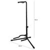 Metal Guitar Floor Stand Holder Foldable Folk Guitar Bracket Portable Lute Bass Rack For Acoustic Electric Guitar Display Stand