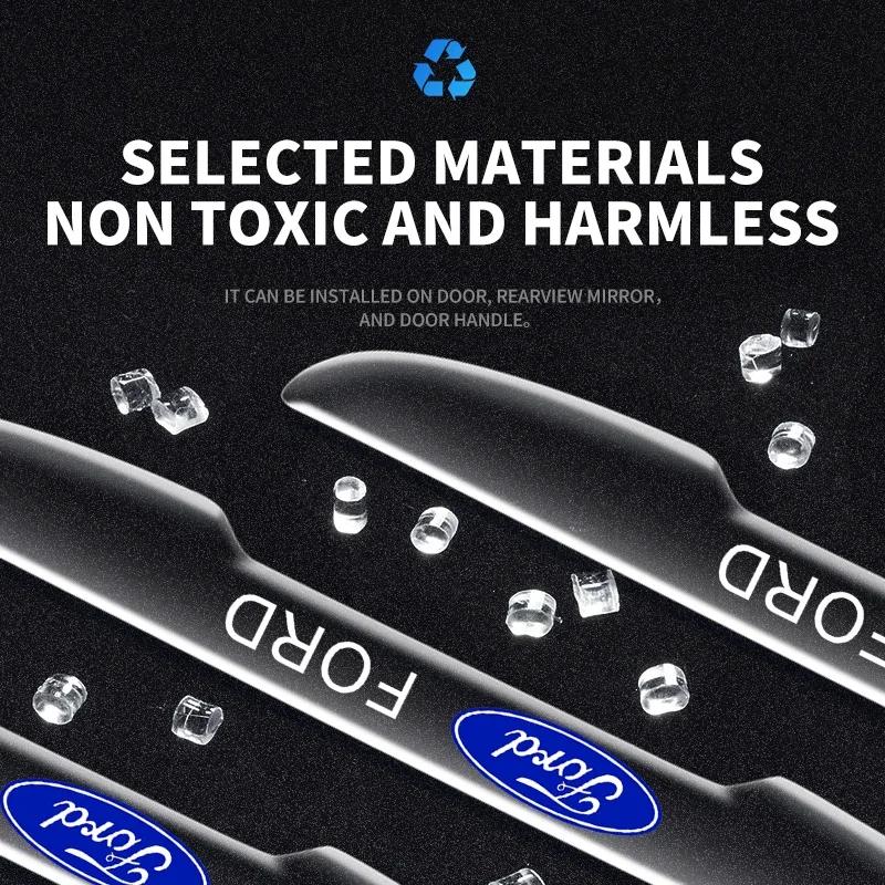 Autóajtó élvédők Ütköző Díszléc Védősáv Karcolásvédő Ford Rangerhez Focushez Kugahoz Mustanghoz Mondeohoz